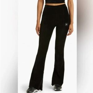 Alo Micro Corduroy High-Waist Winter Break Flare Pant, size medium